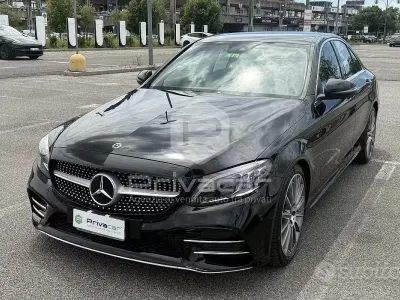 Usata Mercedes C220 Premium 194 CV (142 kW) 2018 Nero Berlina