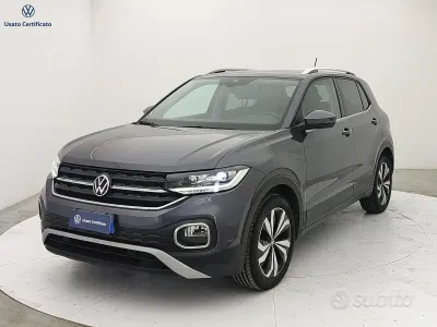 Usata VW T-Cross Advance 110 CV (80 kW) 2023 Grigio SUV