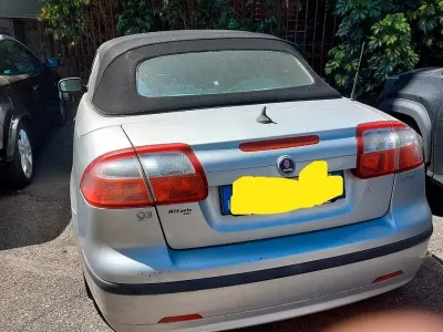 Usata Saab 9-3 150 CV (110 kW) 2007 Grigio Cabrio