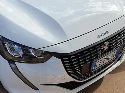 Usata Peugeot 208 101 CV (74 kW) 2020 Bianco Utilitaria
