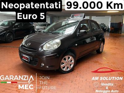 Usata Nissan Micra 80 CV (58 kW) 2011 Nero Utilitaria