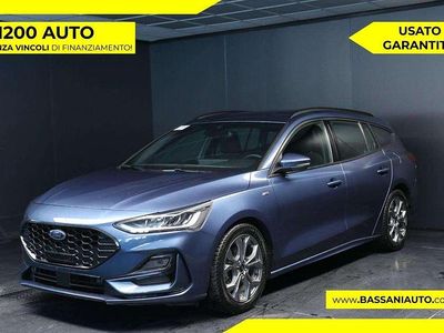 Usata Ford Focus ST-Line 116 CV (85 kW) 2023 Blu Station wagon