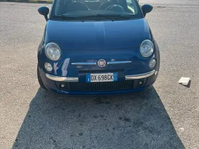 Usata Fiat 500 69 CV (50 kW) 2009 Bluazzurro Cabrio