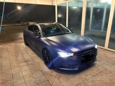 Usata Audi A5 Sport 163 CV (119 kW) 2014 Blu Coupé