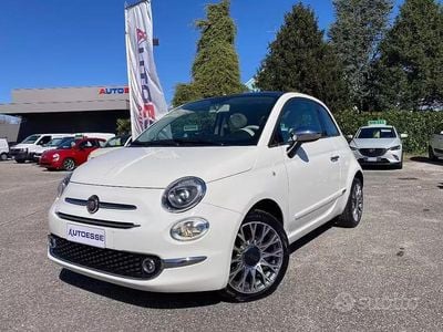 Usata Fiat 500 Lounge 69 CV (50 kW) 2018 Bianco Utilitaria