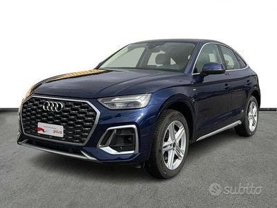 Usata Audi Q5 Sportback S-Line 299 CV (219 kW) 2021 Blu SUV