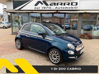 Usata Fiat 500C Dolcevita 69 CV (50 kW) 2021 Blu Cabrio