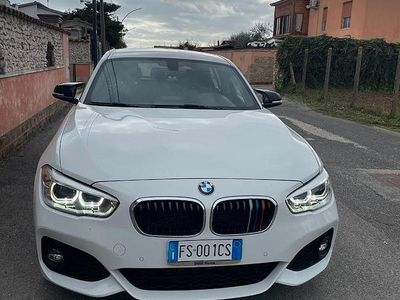 Usata BMW 118 Sport Line 150 CV (110 kW) 2018 Bianco Utilitaria