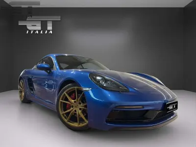 Usata Porsche 718 Cayman GTS 366 CV (269 kW) 2018 Blu Coupé