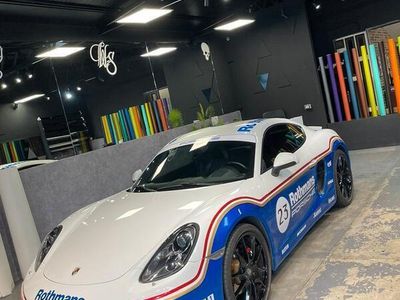 usata Porsche Cayman 981 2.7 pdk livrea wrap rothmans