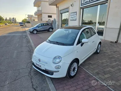 Usata Fiat 500 Lounge 69 CV (50 kW) 2012 Bianco Berlina