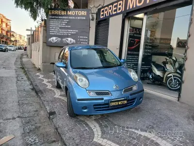 Usata Nissan Micra Acenta 80 CV (58 kW) 2008 Blu Berlina