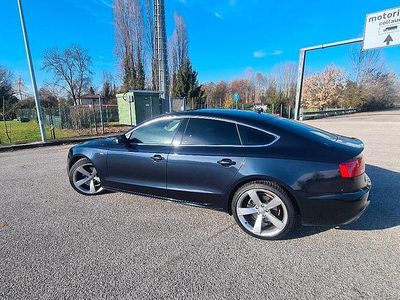 Usata Audi A5 190 CV (139 kW) 2014 Blu Coupé