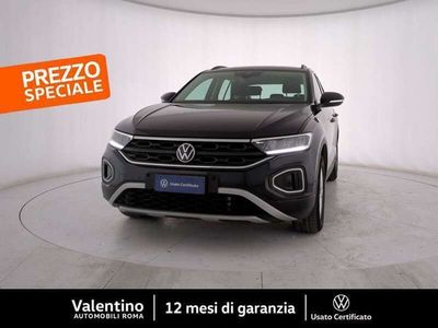Usata VW T-Roc Life 150 CV (110 kW) 2022 Nero SUV