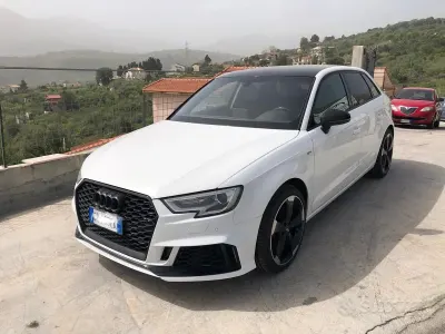 Usata Audi A3 S-Line 116 CV (85 kW) 2018 Bianco Berlina