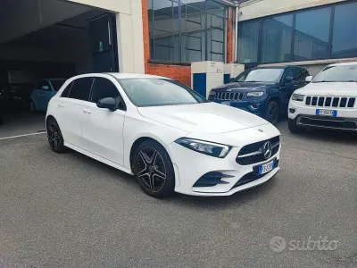 Usata Mercedes A180 Premium 116 CV (85 kW) 2018 Bianco Berlina