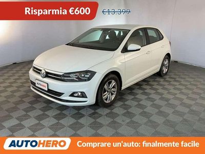 Usata VW Polo Comfortline 95 CV (69 kW) 2019 Bianco Utilitaria