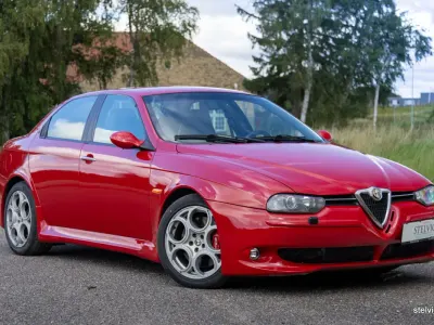 Usata Alfa Romeo 156 GTA 250 CV (183 kW) 2004 Rosso Berlina