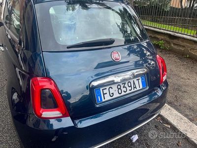 Usata Fiat 500 Lounge 69 CV (50 kW) 2016 Blu Berlina