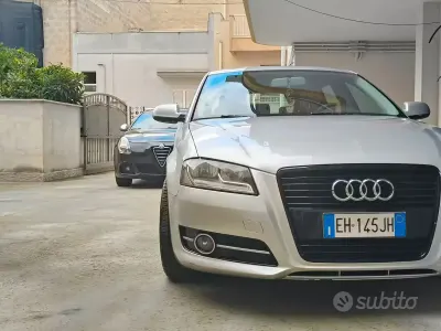 Usata Audi A3 90 CV (66 kW) 2011 Grigio Utilitaria
