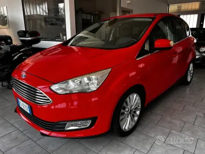 Begagnad Ford C-MAX Titanium 120 HK (88 kW) 2016 Röd Minibuss