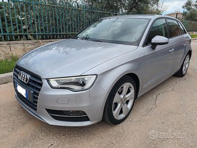 Usata Audi A3 Ambition 110 CV (80 kW) 2015 Grigio Berlina