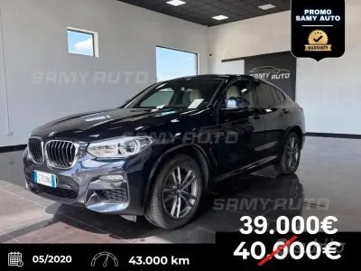 Usata BMW X4 M Sport 249 CV (183 kW) 2020 Blu/azzurro SUV