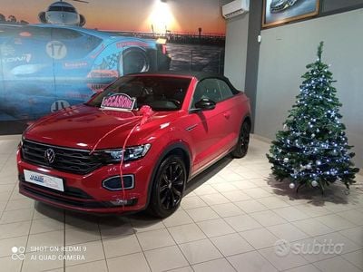Usata VW T-Roc Cabriolet R-line 150 CV (110 kW) 2024 Rosso Cabrio
