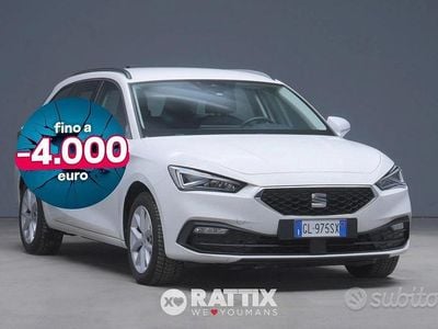 Usata Seat Leon Business 110 CV (80 kW) 2022 Bianco Station wagon