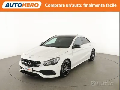 Usata Mercedes CLA200 136 CV (100 kW) 2018 Bianco Berlina