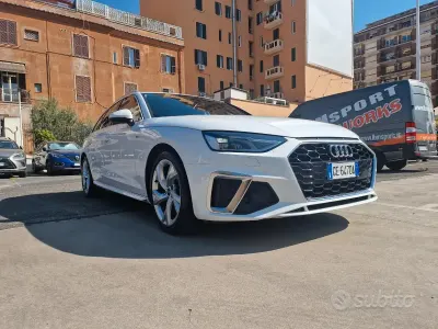 Usata Audi A4 S-Line 136 CV (100 kW) 2021 Bianco Station wagon