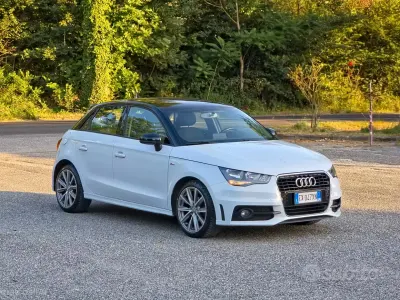 Usata Audi A1 S-Line 86 CV (63 kW) 2015 Bianco Utilitaria