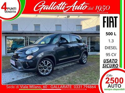 Usata Fiat 500L Trekking 95 CV (69 kW) 2017 Grigio scuro met Monovolume