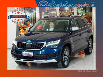 Occasion Skoda Kodiaq Scout 4x4 150 PK (110 kW) 2018 Blauw SUV