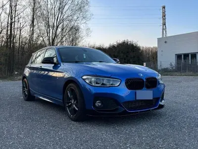 Usata BMW 118 M Sport 136 CV (100 kW) 2017 Blu Utilitaria