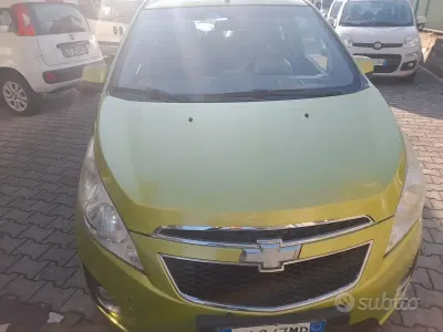 Begagnad Chevrolet Spark LS 68 HK (50 kW) 2012 Grön Halvkombi