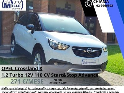 usata Opel Crossland 1.2 Turbo 1.2 Turbo 12V 110 CV Start&Stop Advance