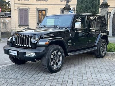 Usata Jeep Wrangler Unlimited Overland 200 CV (147 kW) 2021 Nero SUV