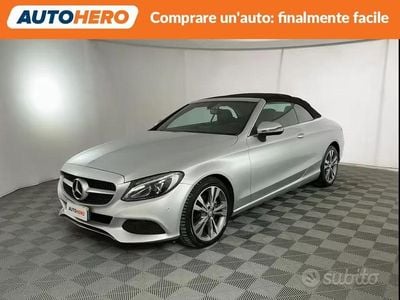 Usata Mercedes C220 170 CV (125 kW) 2017 Grigio Cabrio