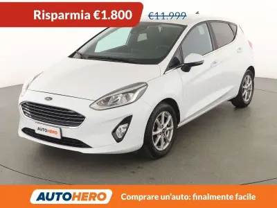 Usata Ford Fiesta Titanium 125 CV (91 kW) 2021 Bianco Utilitaria