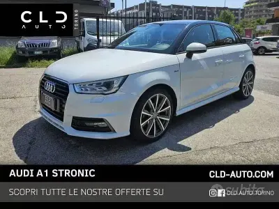 Usata Audi A1 S-Line 90 CV (66 kW) 2018 Bianco Berlina
