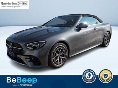 Usata Mercedes E220 Premium 194 CV (142 kW) 2021 Grigio Cabrio