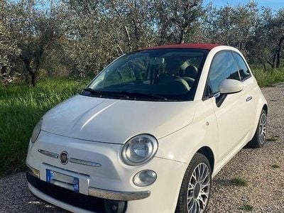 Usata Fiat 500 75 CV (55 kW) 2009 Bianco Cabrio