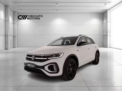 Usata VW T-Roc R-line 150 CV (110 kW) 2022 Bianco SUV