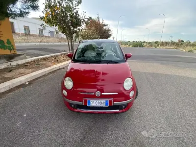 Usata Fiat 500 Lounge 69 CV (50 kW) 2008 Rosso Berlina