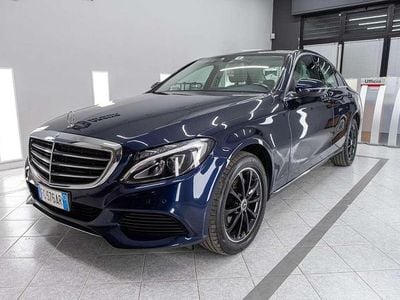 Usata Mercedes C220 170 CV (125 kW) 2016 Blu/azzurro