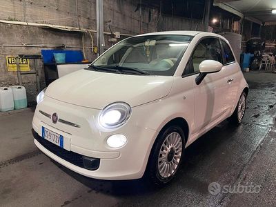 Usata Fiat 500 Lounge 69 CV (50 kW) 2011 Bianco Berlina