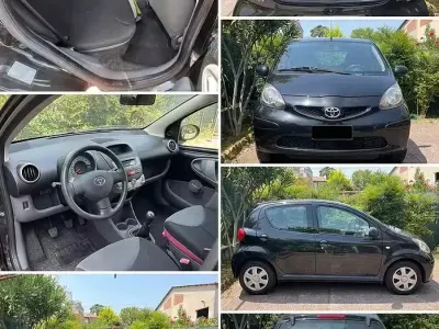 Usata Toyota Aygo 68 CV (50 kW) 2008 Nero Utilitaria