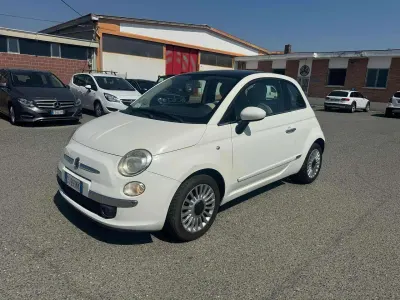 Usata Fiat 500 Lounge 69 CV (50 kW) 2008 Bianco Utilitaria