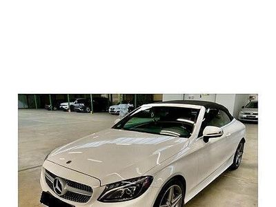 Usata Mercedes C180 AMG 156 CV (114 kW) 2018 Bianco Cabrio